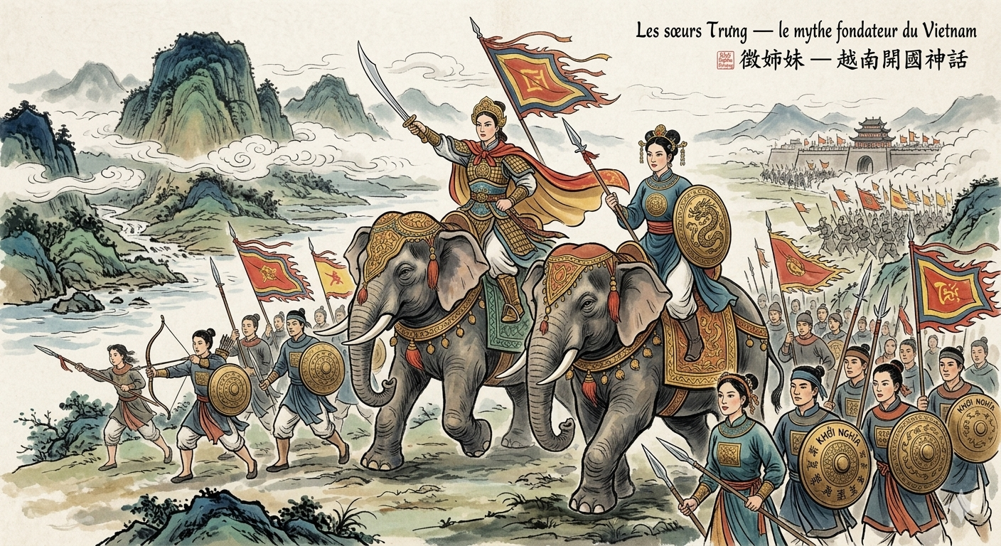 Les sœurs Trưng — le mythe fondateur du Vietnam