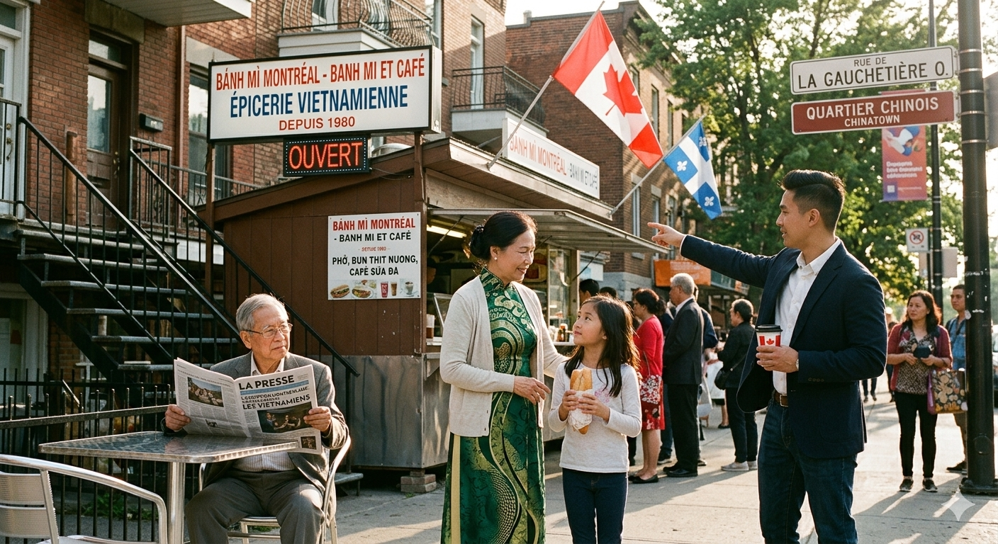 Vietnamiens du Canada — l'exception de Montréal